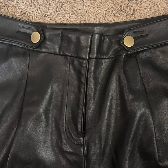 LOFT Curvy Leather Pants - Picture 5 of 8